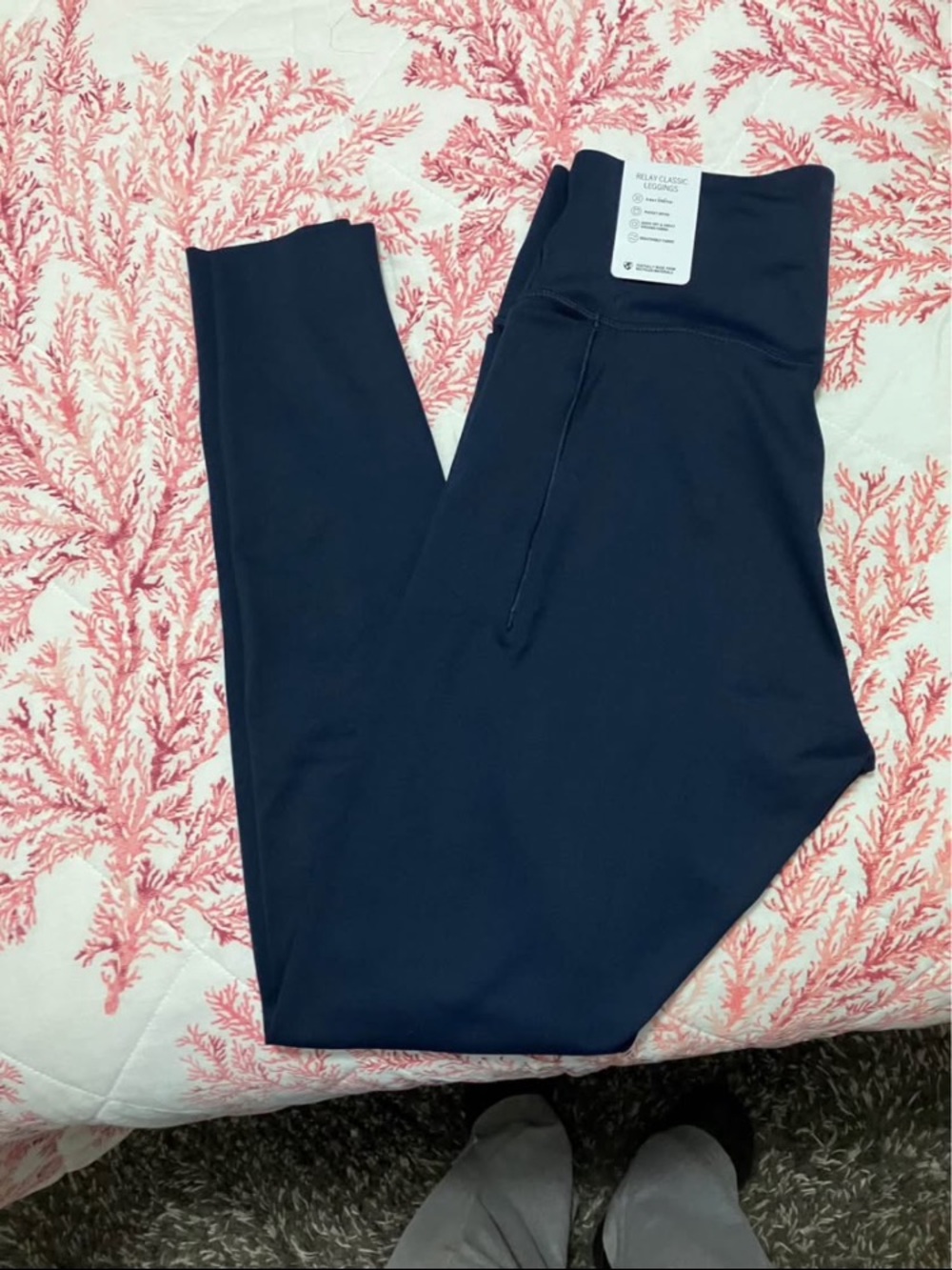 PINK Victoria's Secret Black High-Waist Leggings